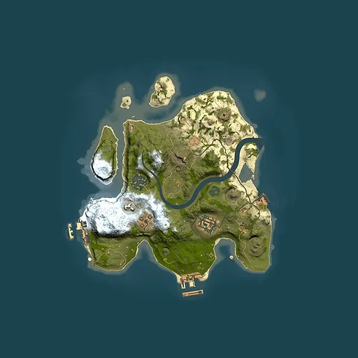 Rust map seed 1102640063, 2500x2500m top-down preview