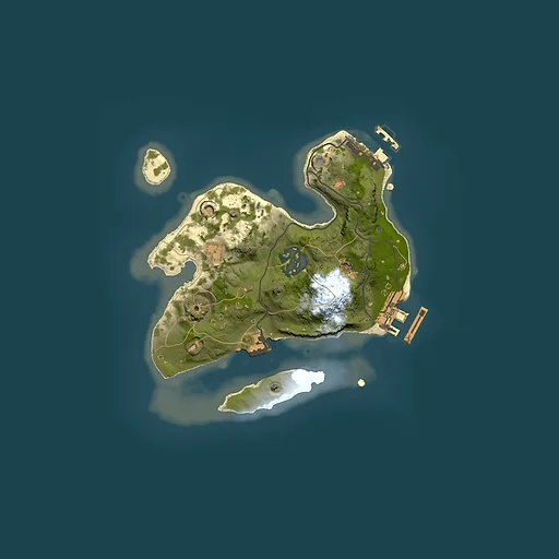 Rust map seed 832916850, 2000x2000m top-down preview