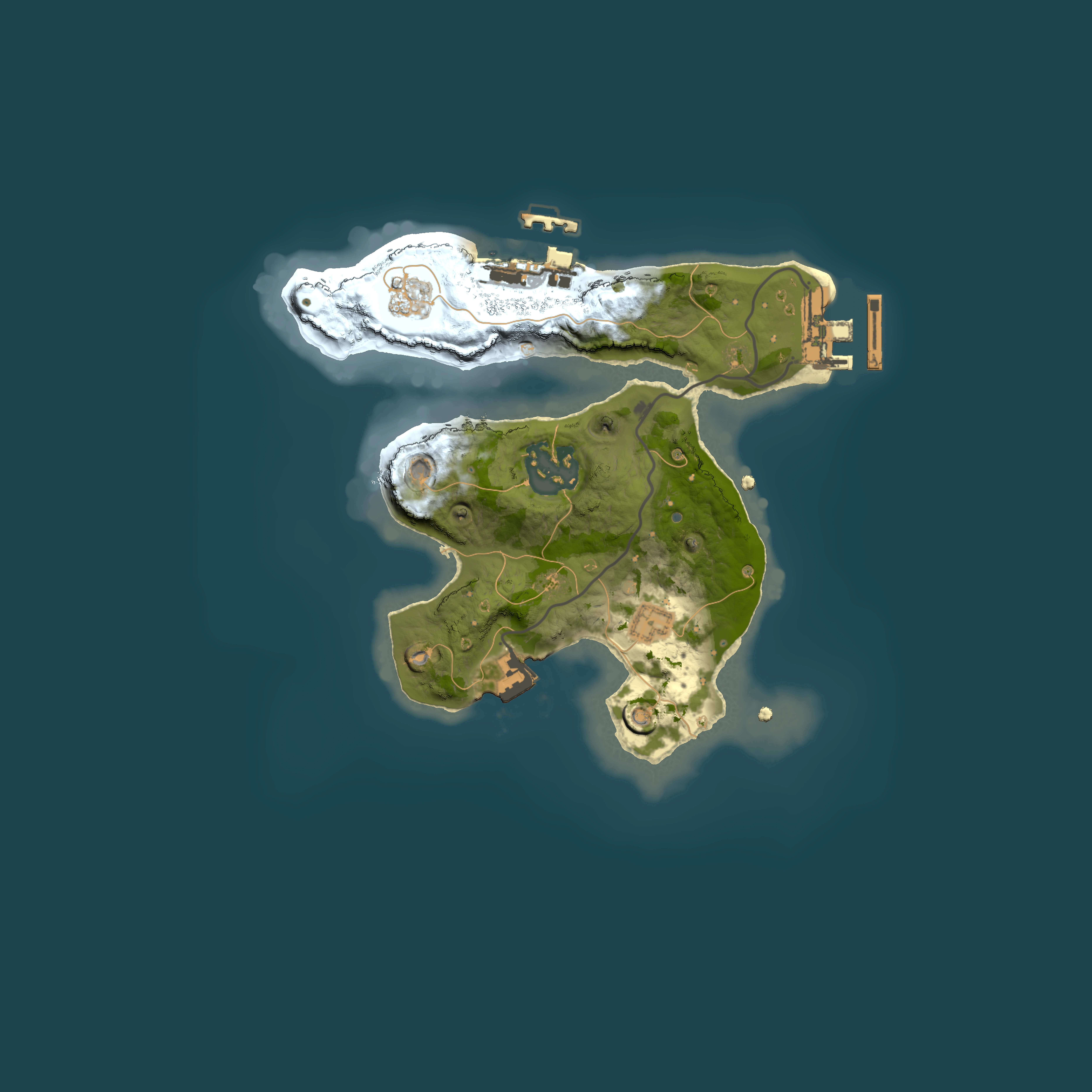 Full top-down render of Rust map seed 1869429942, 2000x2000m