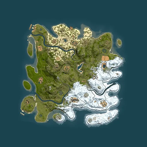 Rust map seed 1092469462, 4000x4000m top-down preview