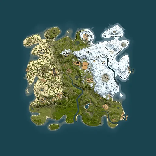 Rust map seed 1874512472, 4000x4000m top-down preview