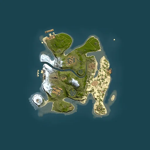 Rust map seed 2006900632, 2500x2500m top-down preview
