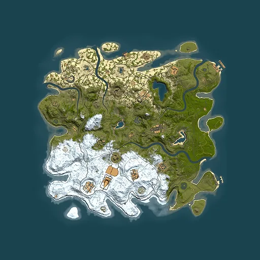 Rust map seed 1354359292, 4500x4500m top-down preview