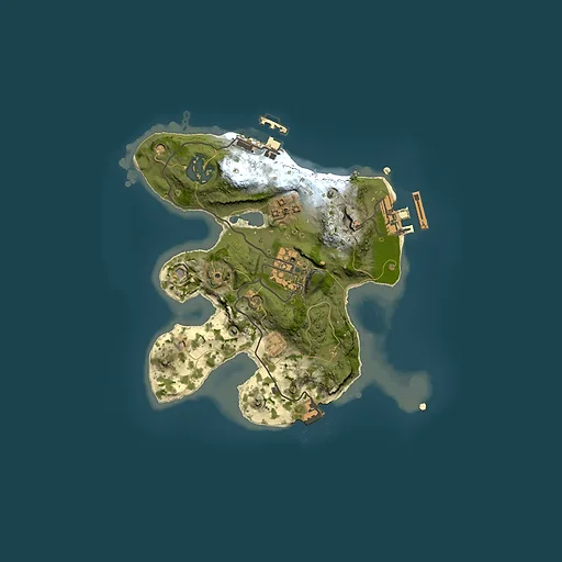Rust map seed 1127838445, 2000x2000m top-down preview