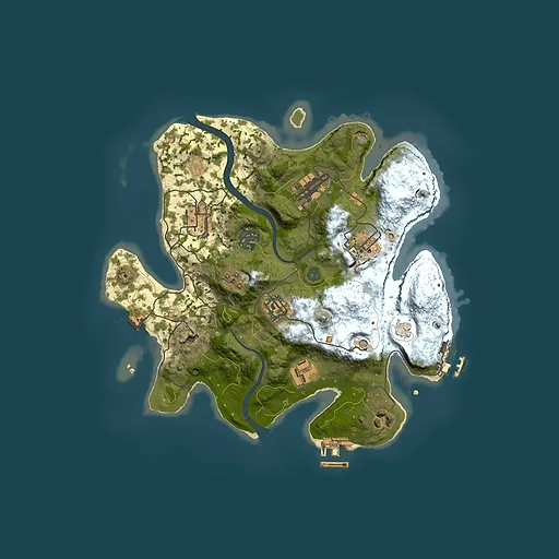 Rust map seed 1151828118, 3000x3000m top-down preview