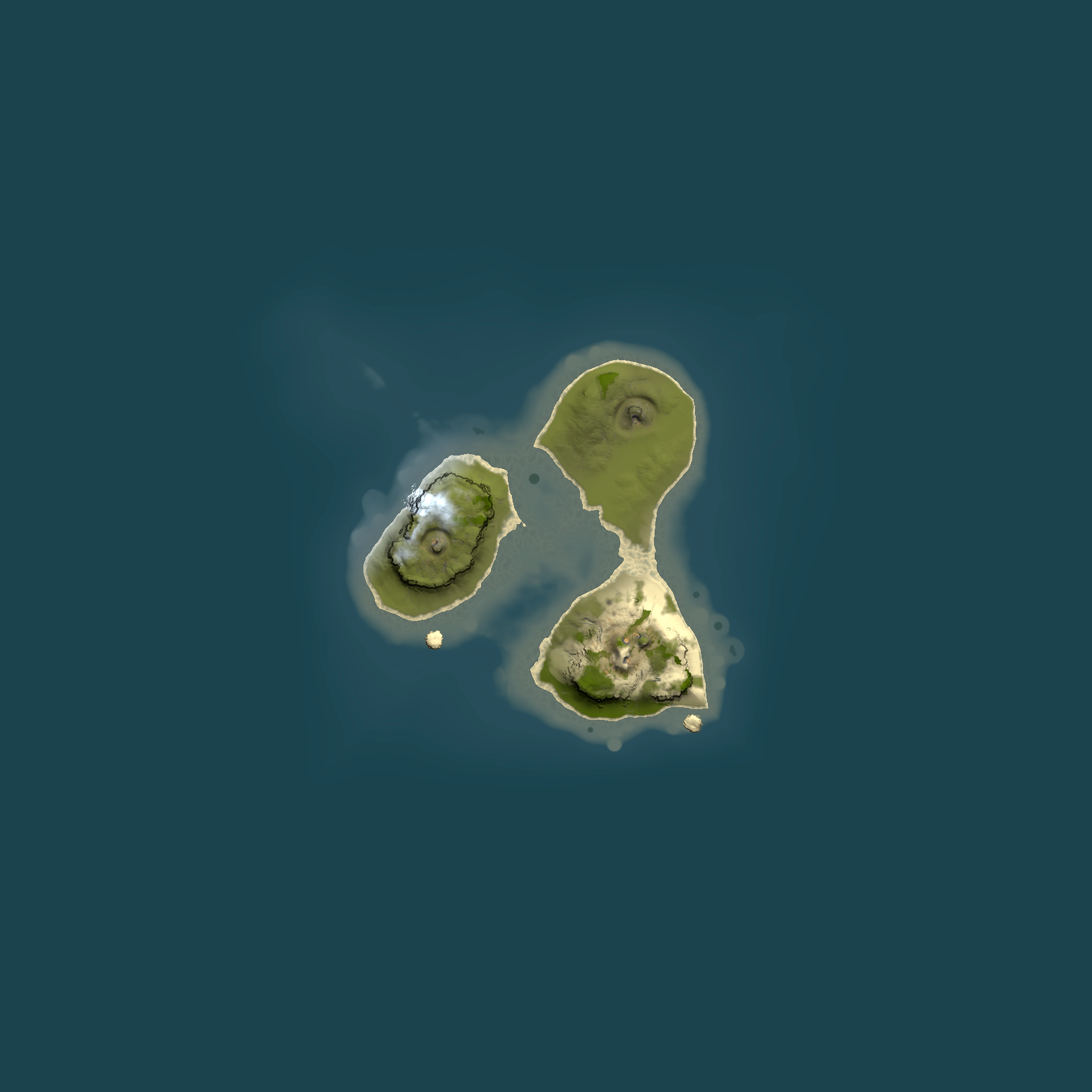 Full top-down render of Rust map seed 1498667209, 1500x1500m