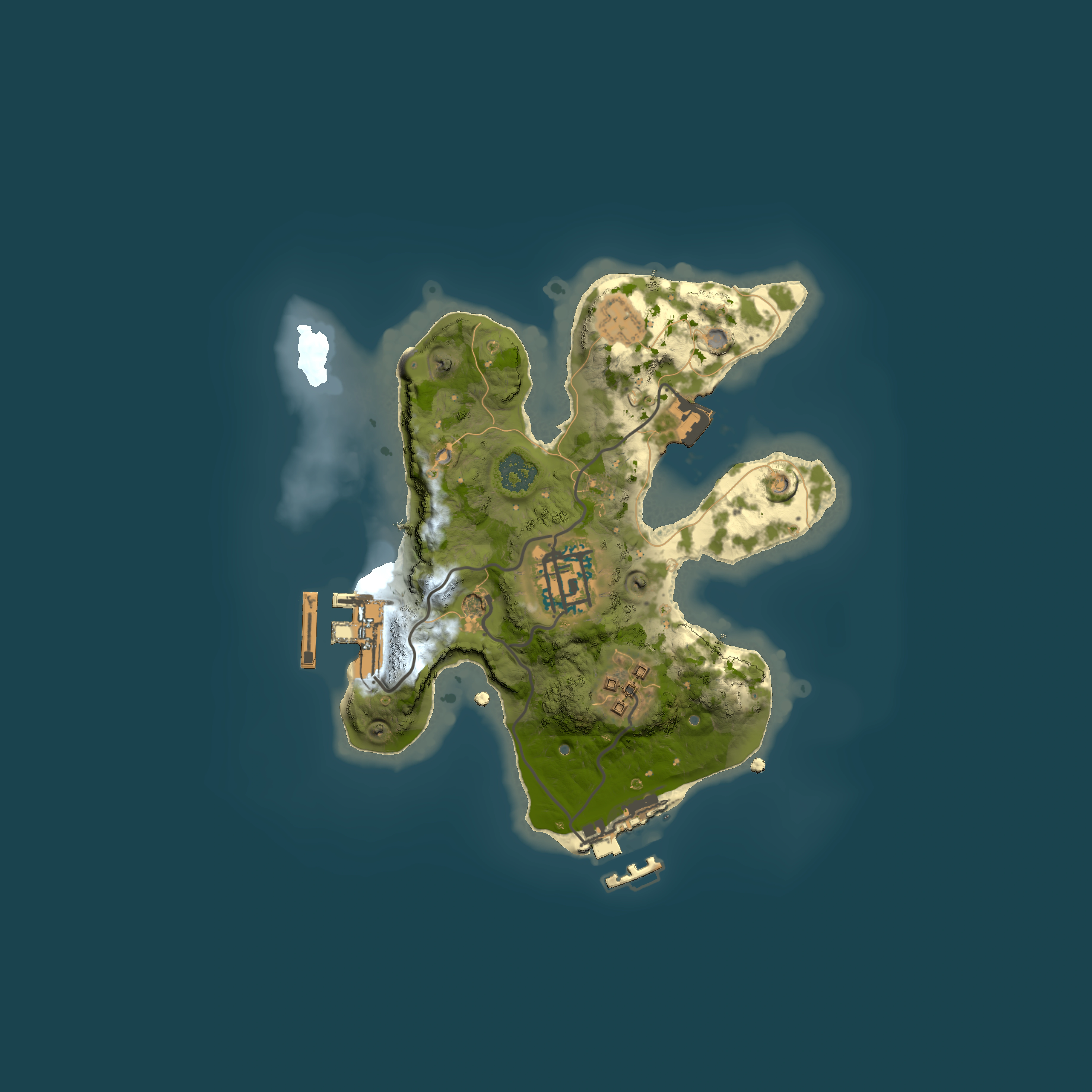 Full top-down render of Rust map seed 902128863, 2000x2000m