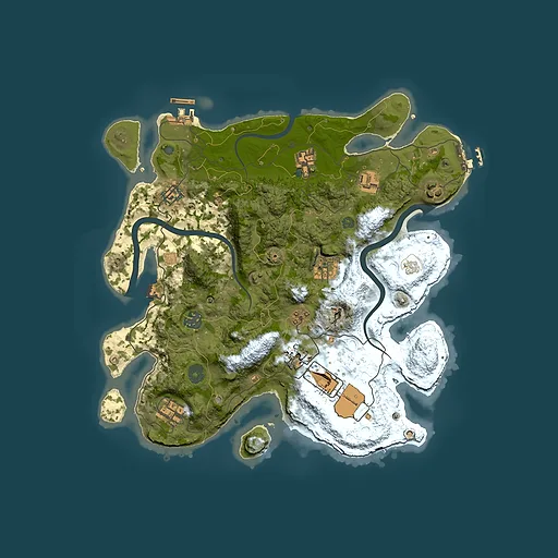Rust map seed 1803063426, 3500x3500m top-down preview