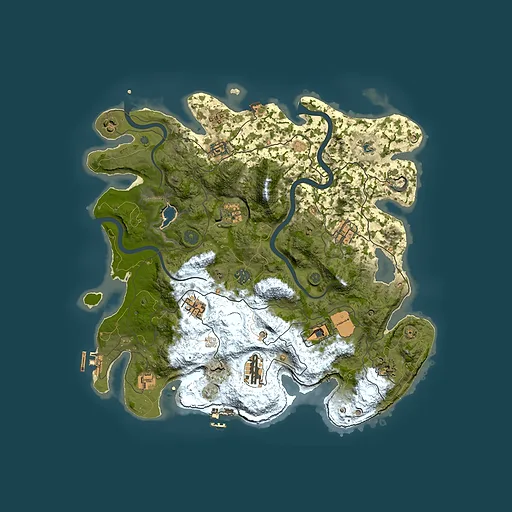 Rust map seed 277579908, 4000x4000m top-down preview