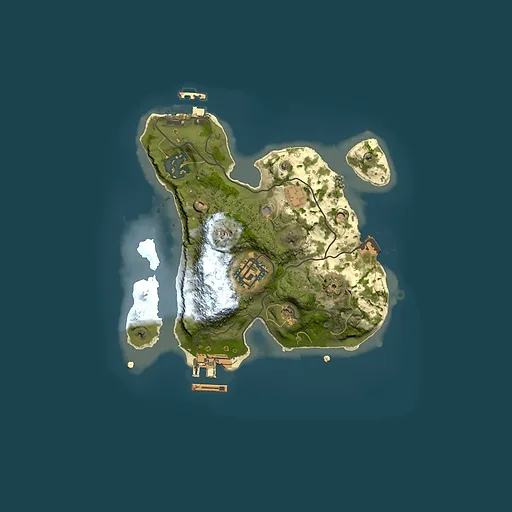 Rust map seed 32673413, 2000x2000m top-down preview