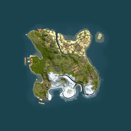 Rust map seed 2021037937, 2500x2500m top-down preview