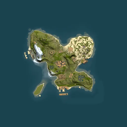 Rust map seed 1563111425, 2000x2000m top-down preview