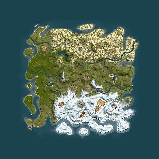 Rust map seed 1781093332, 4500x4500m top-down preview