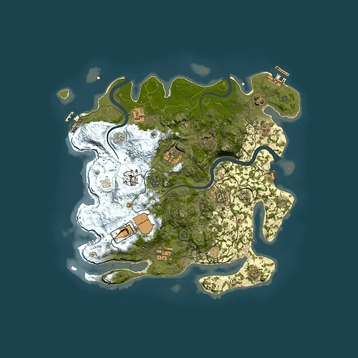 Rust map seed 505565221, 3500x3500m top-down preview