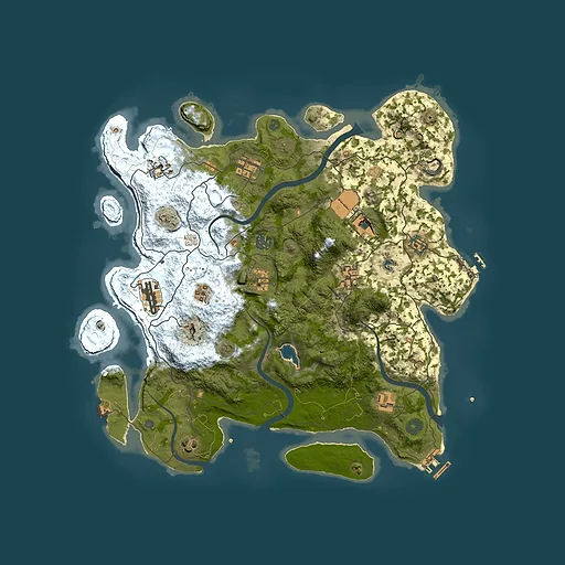 Rust map seed 1576672860, 4000x4000m top-down preview