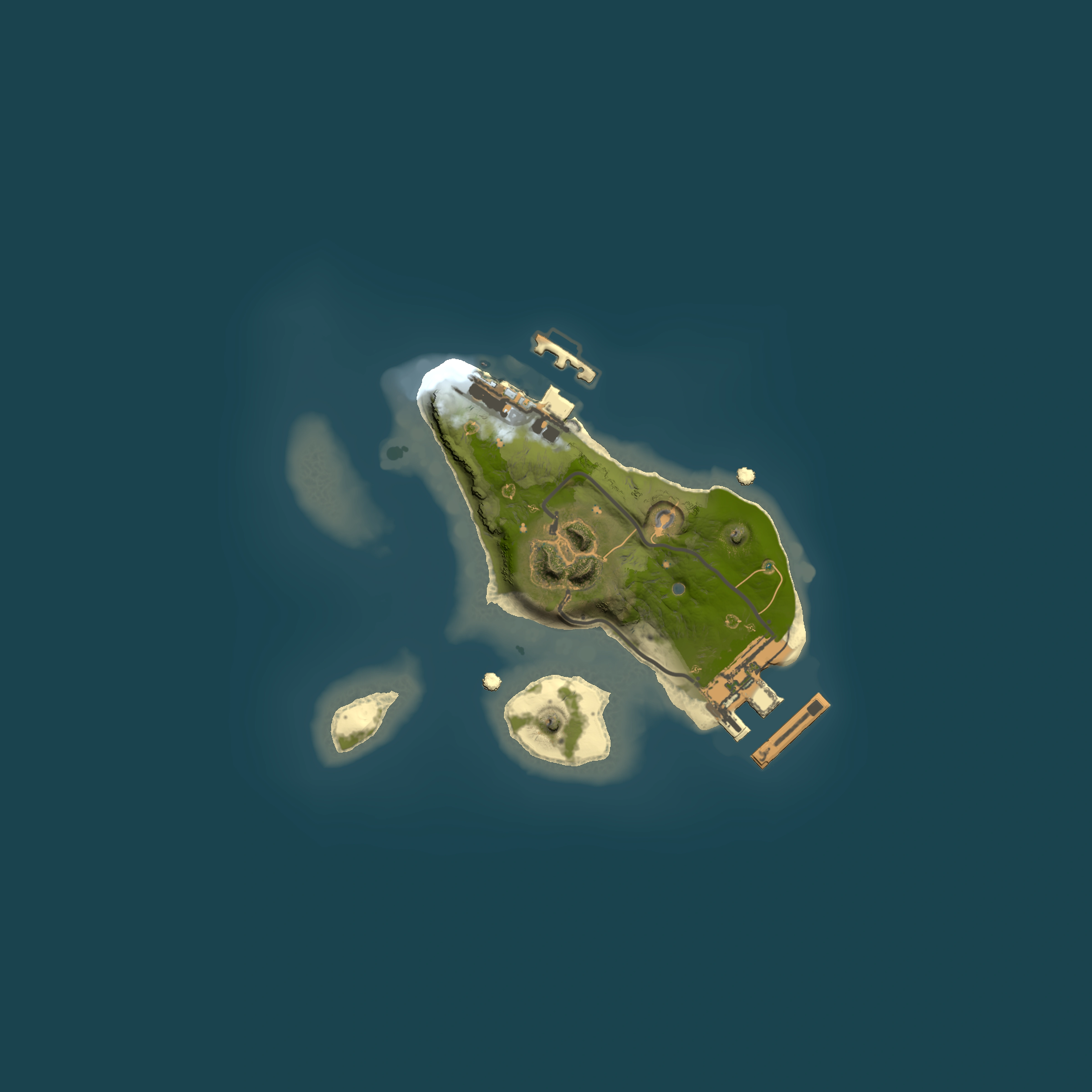 Full top-down render of Rust map seed 447011375, 1500x1500m