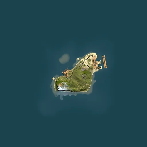 Rust map seed 642609818, 1500x1500m top-down preview