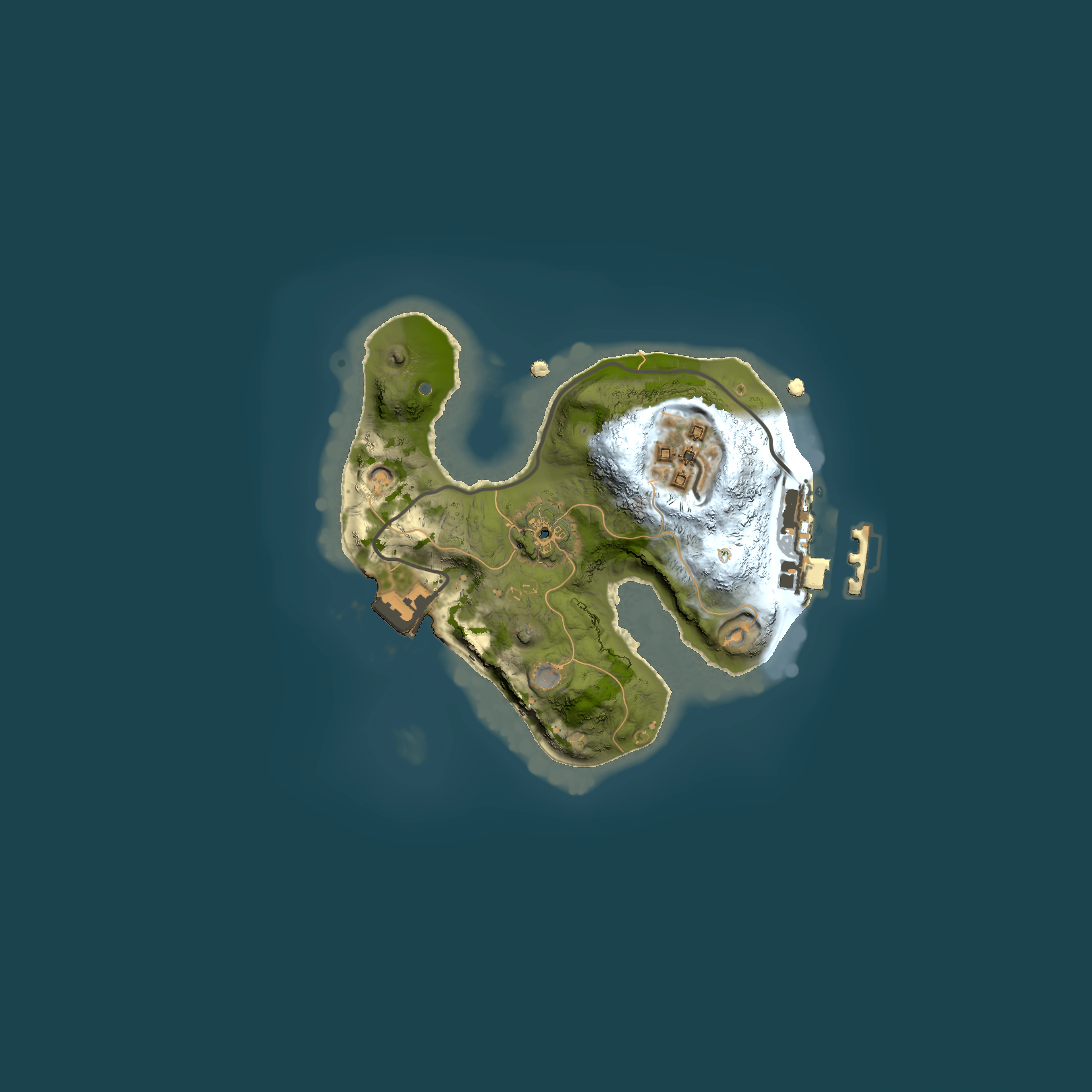 Full top-down render of Rust map seed 2063858251, 1500x1500m