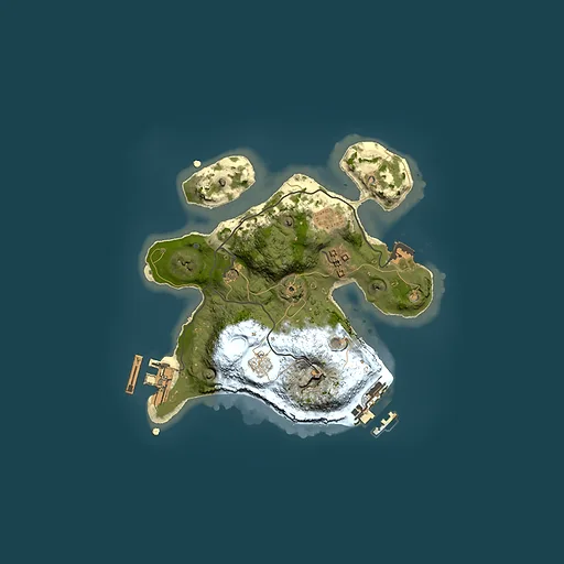 Rust map seed 895764528, 2000x2000m top-down preview