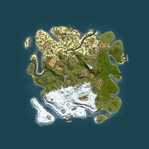 Rust map seed 1951165901, 3500x3500m top-down preview
