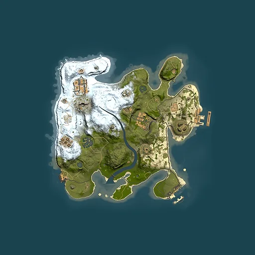 Rust map seed 986082582, 2500x2500m top-down preview