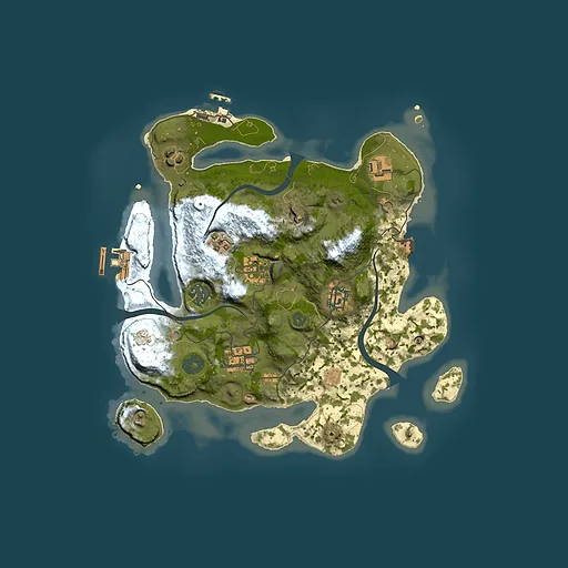 Rust map seed 1481653493, 3000x3000m top-down preview