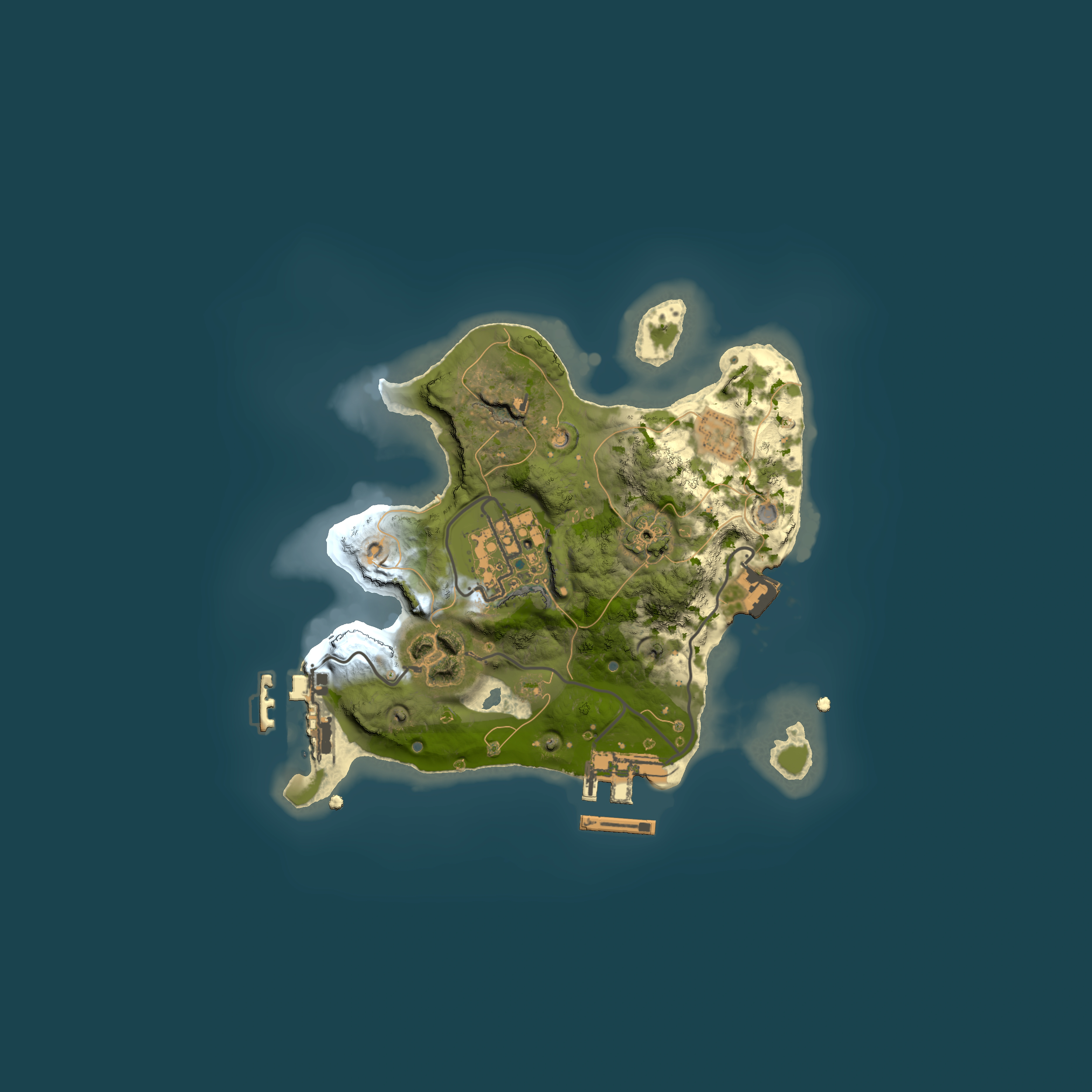 Full top-down render of Rust map seed 527555528, 2000x2000m