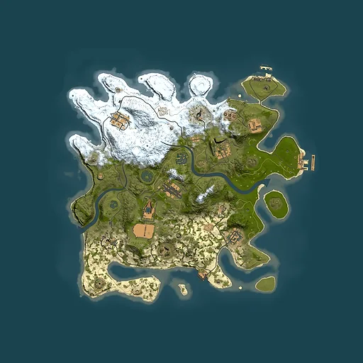 Rust map seed 1977547502, 3500x3500m top-down preview