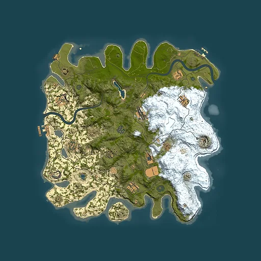 Rust map seed 817887177, 4000x4000m top-down preview