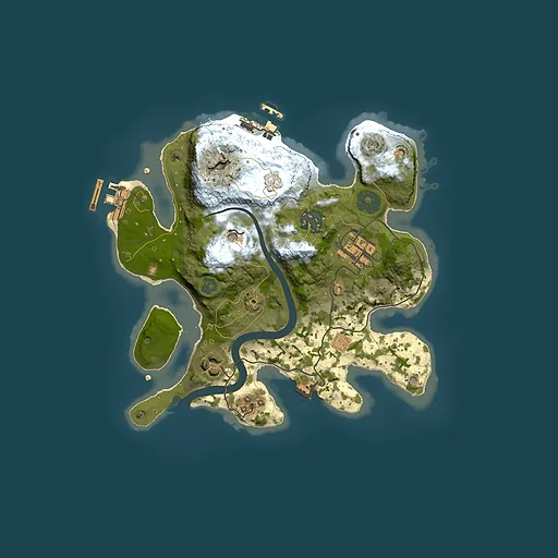 Rust map seed 731242740, 2500x2500m top-down preview