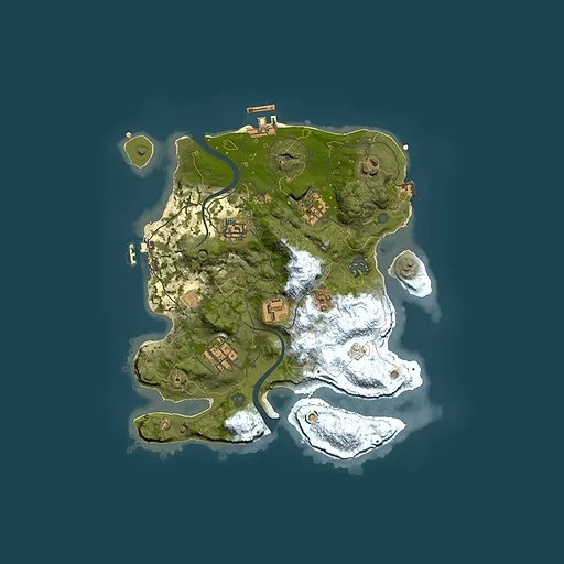 Rust map seed 1820672686, 3000x3000m top-down preview