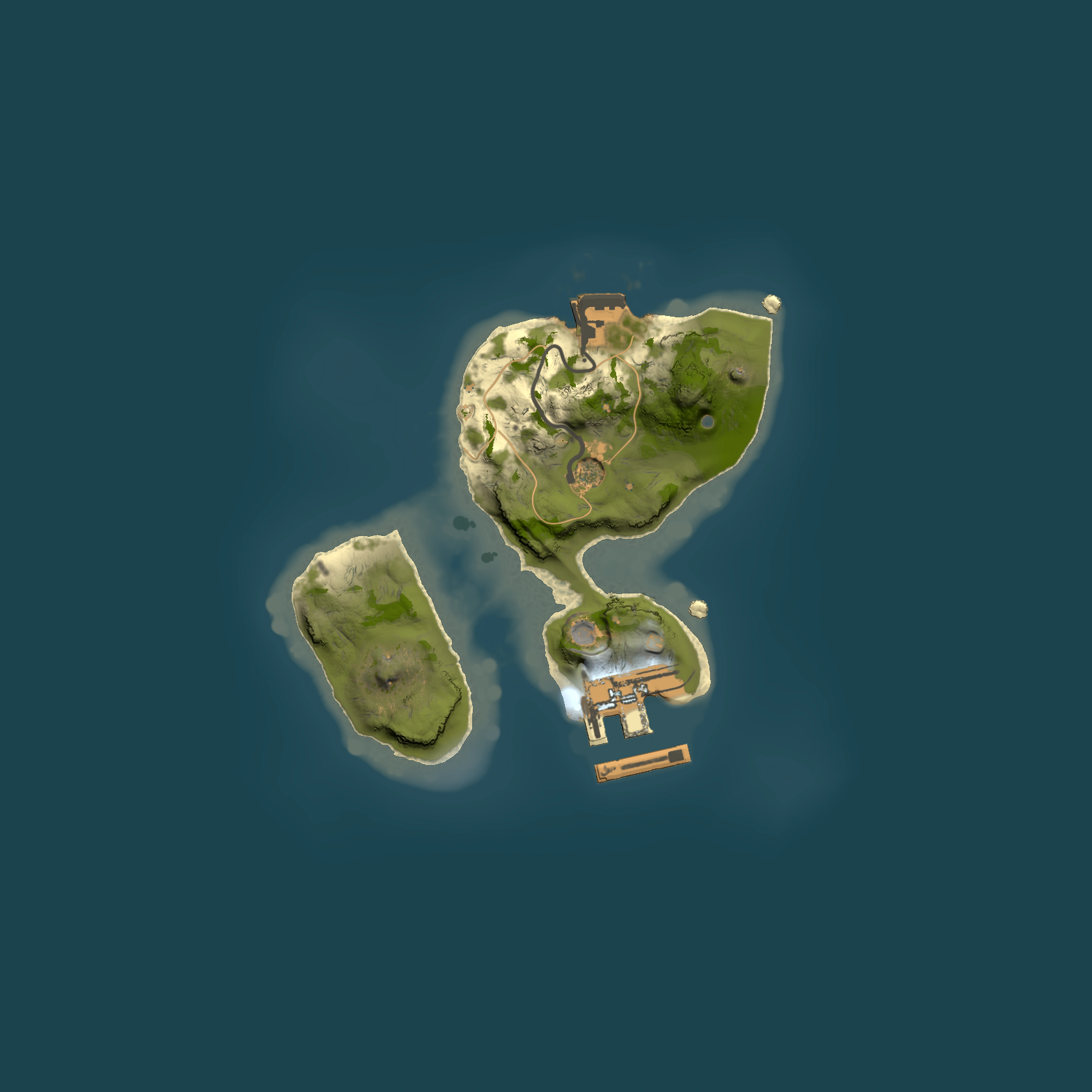 Full top-down render of Rust map seed 389685450, 1500x1500m