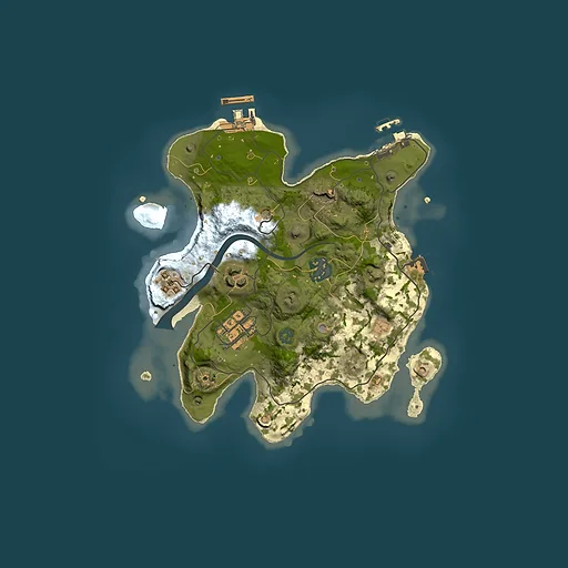 Rust map seed 391214316, 2500x2500m top-down preview