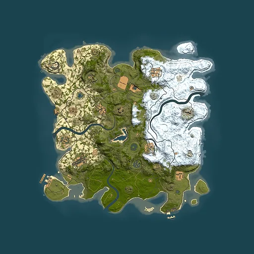 Rust map seed 1635329160, 4000x4000m top-down preview