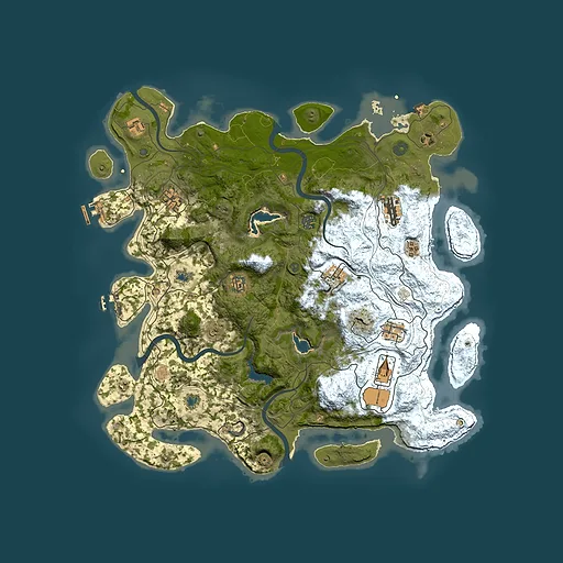 Rust map seed 1538952225, 4500x4500m top-down preview
