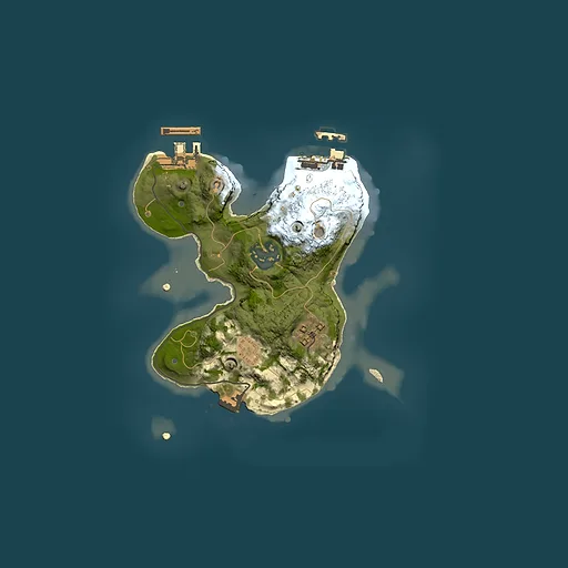 Rust map seed 2136903775, 2000x2000m top-down preview