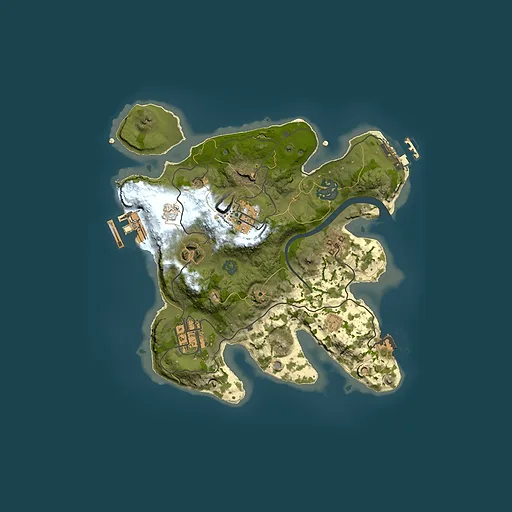 Rust map seed 1883822218, 2500x2500m top-down preview