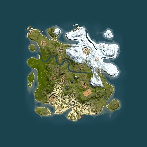 Rust map seed 1956538195, 3500x3500m top-down preview