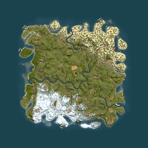 Rust map seed 260089884, 5499x5499m top-down preview