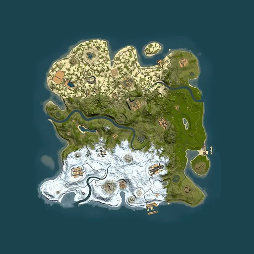 Rust map seed 996915227, 4000x4000m top-down preview