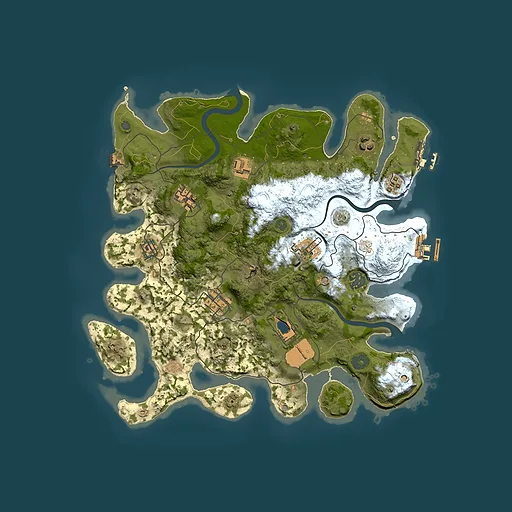 Rust map seed 1416051894, 3500x3500m top-down preview