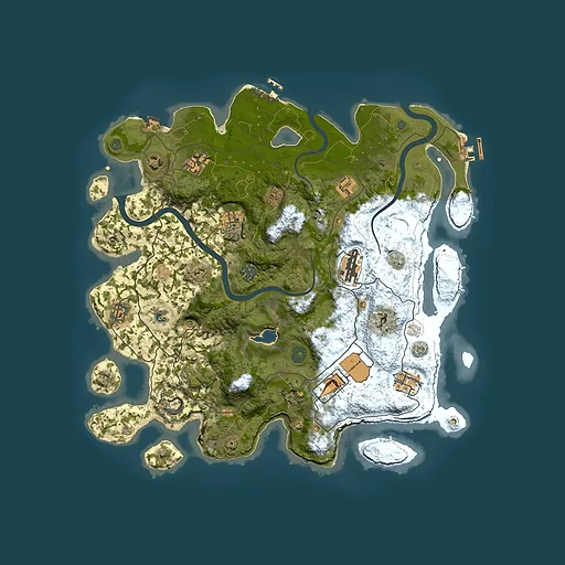 Rust map seed 1539824988, 4000x4000m top-down preview