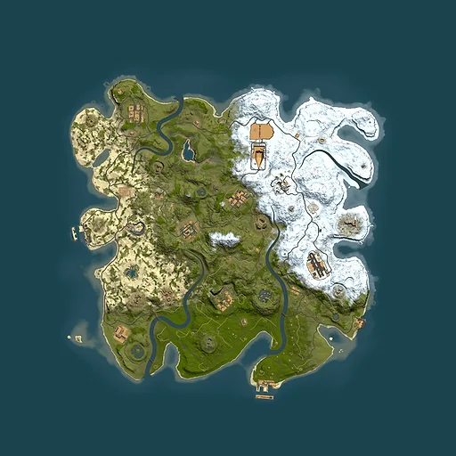 Rust map seed 671562827, 4000x4000m top-down preview