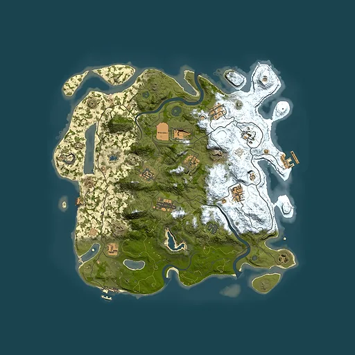 Rust map seed 1905155851, 4000x4000m top-down preview