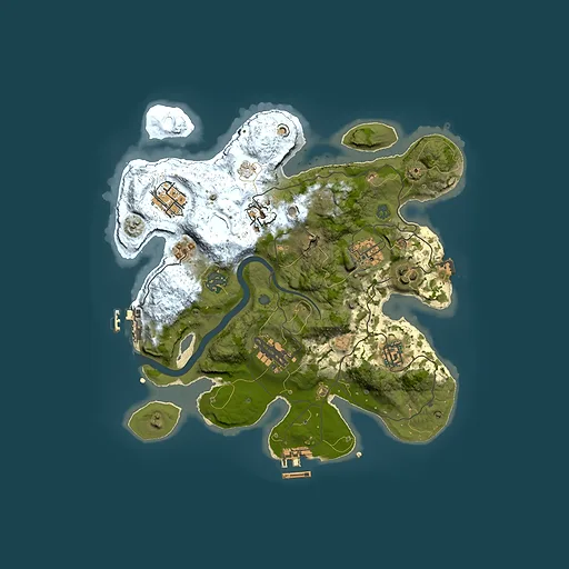 Rust map seed 2055433797, 3000x3000m top-down preview