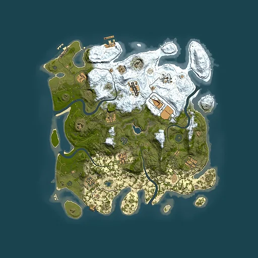 Rust map seed 181066888, 4000x4000m top-down preview