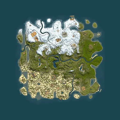 Rust map seed 778227850, 4500x4500m top-down preview