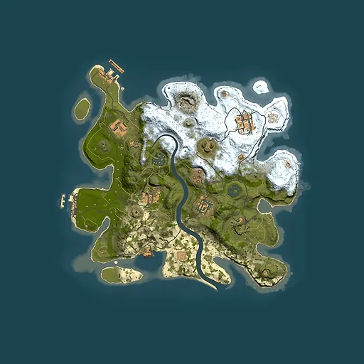 Rust map seed 1786388812, 3000x3000m top-down preview