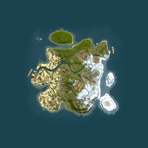 Rust map seed 1974119186, 2500x2500m top-down preview