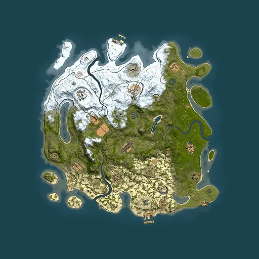 Rust map seed 1649899741, 4000x4000m top-down preview